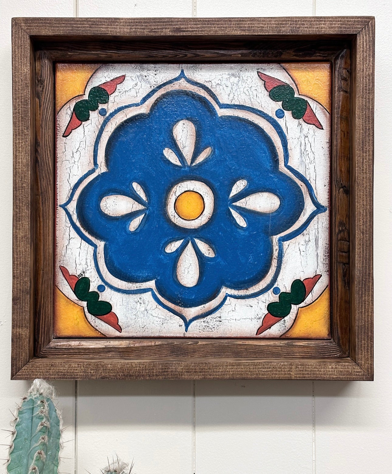 Guadalajara canvas with wood frame