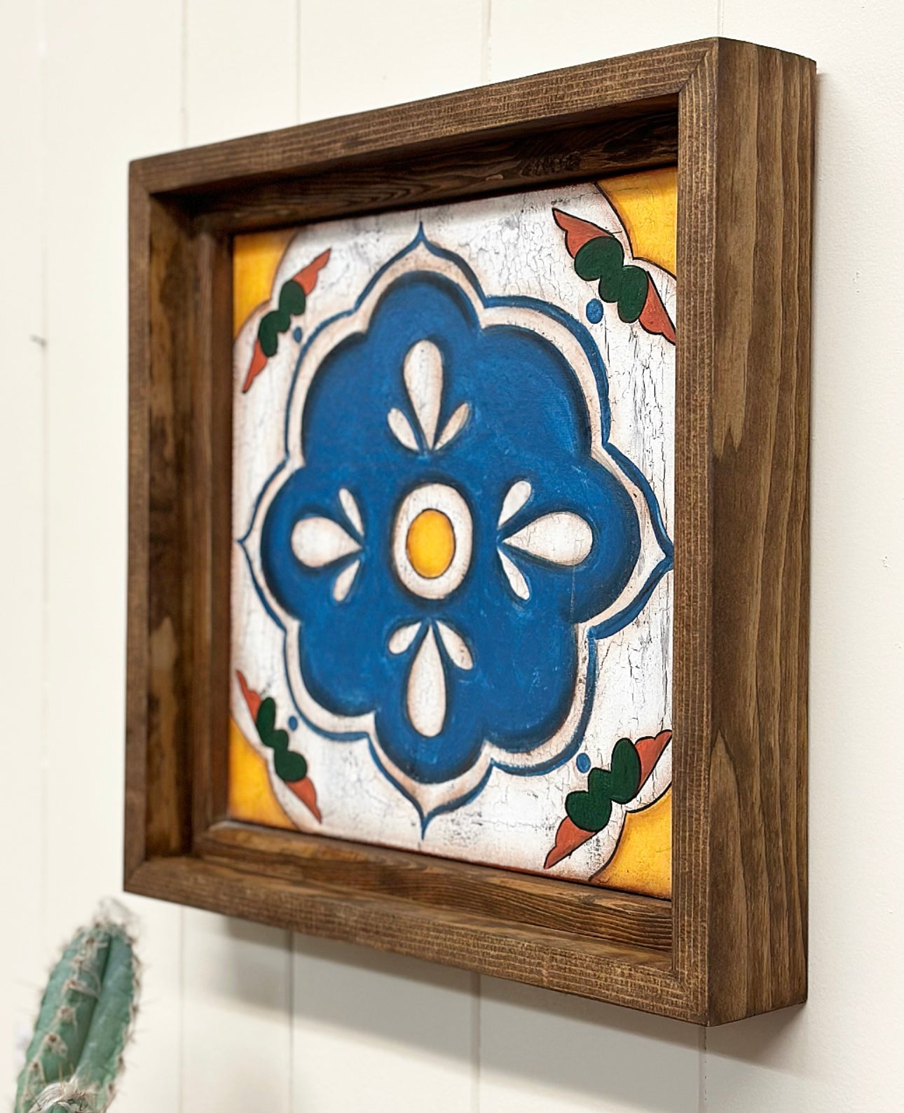 Guadalajara canvas with wood frame