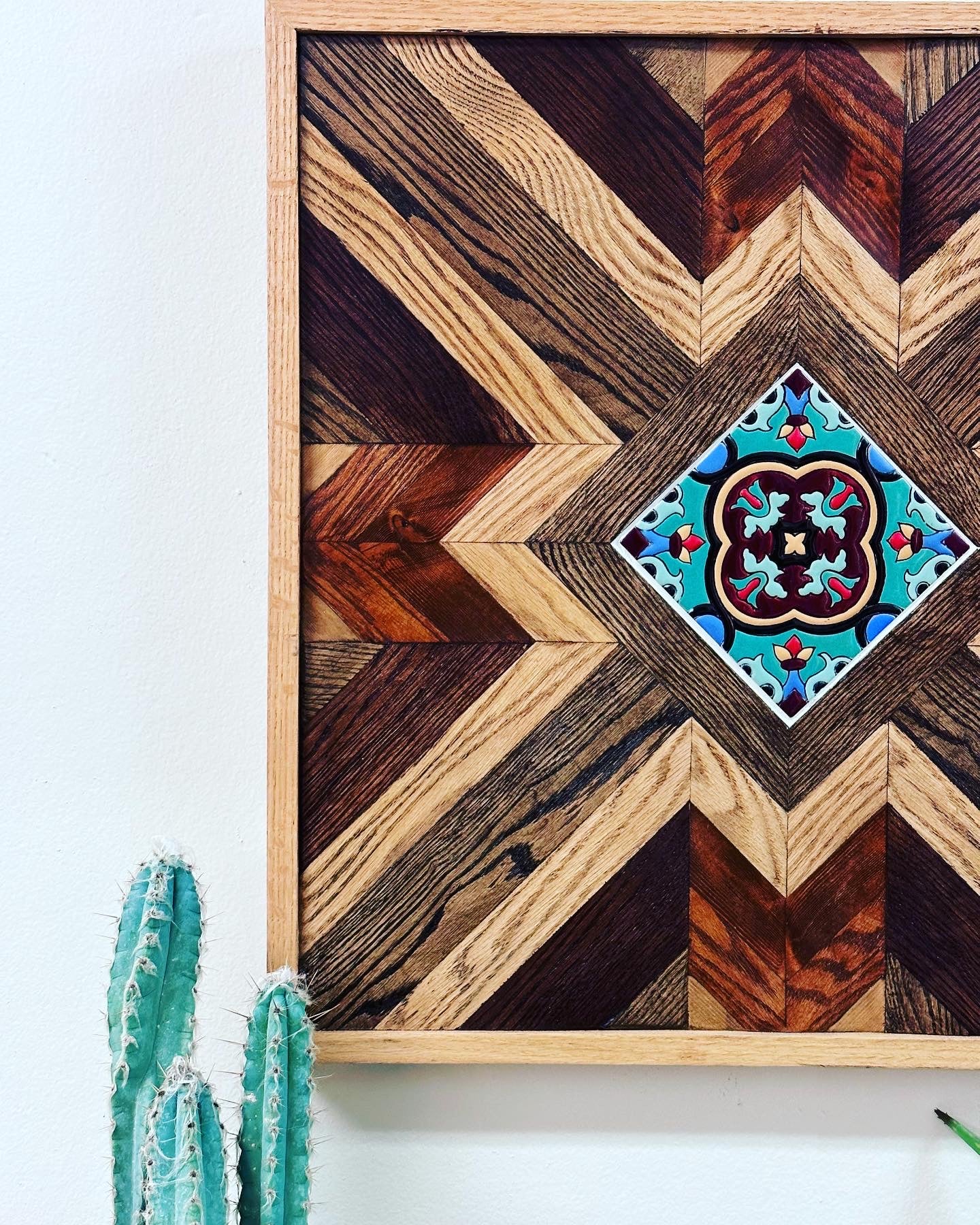 Wood wall accents