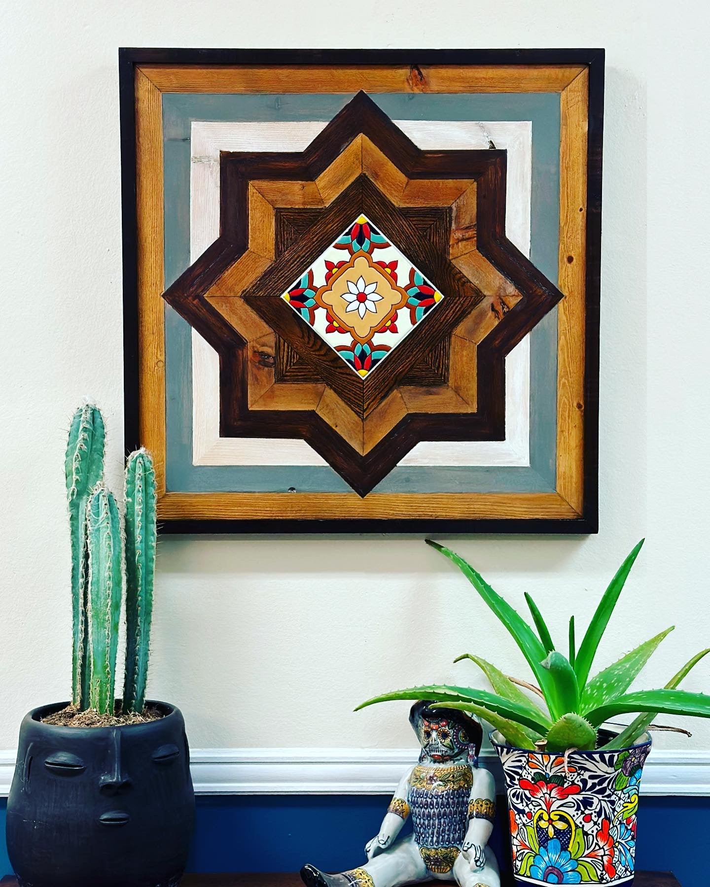 Wood wall accent