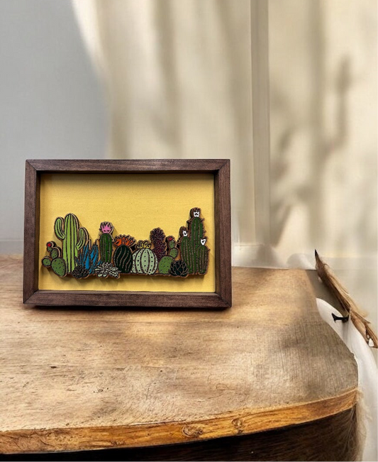 Wooden desert