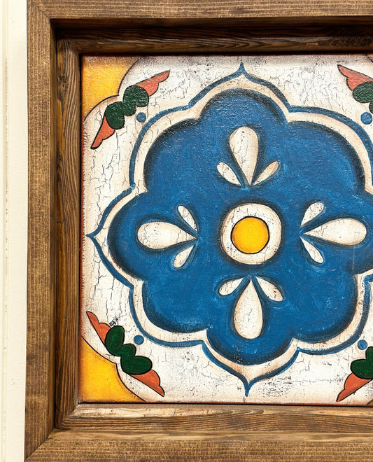 Guadalajara canvas with wood frame